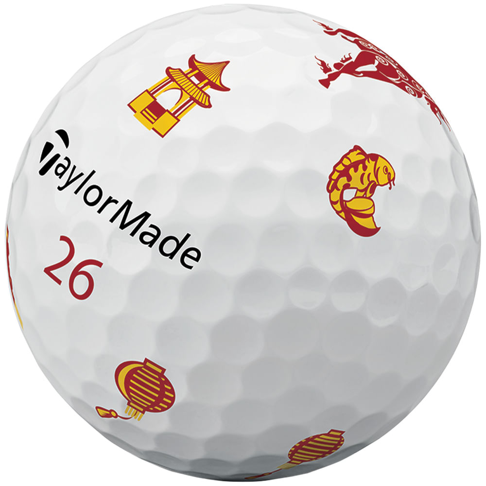 TaylorMade TP5x Pix 3.0 Golf Balls - Lunar New Year - Worldwide