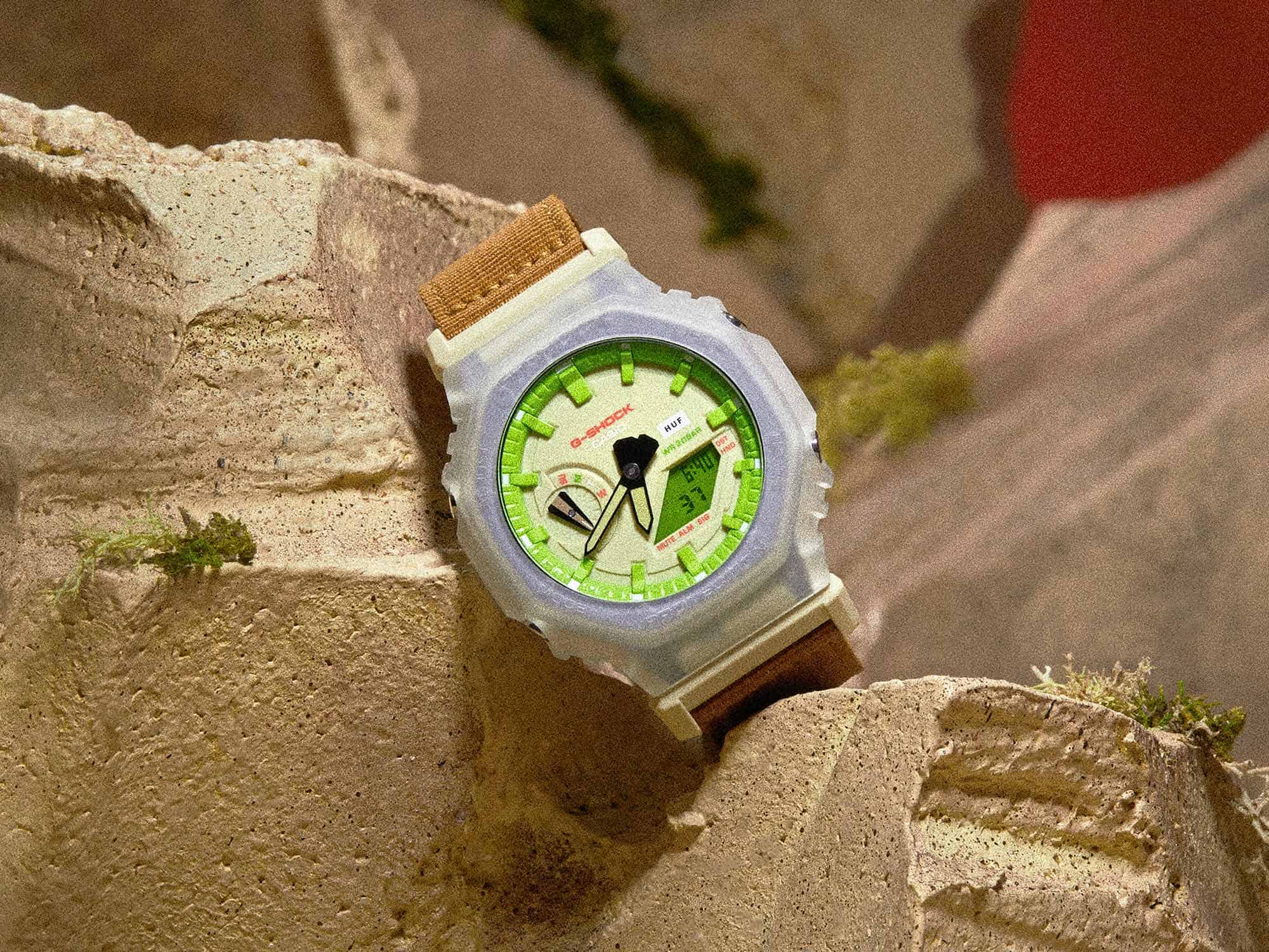 G-SHOCK and HUF Collaborate on a Neon Green Anniversary Watch
