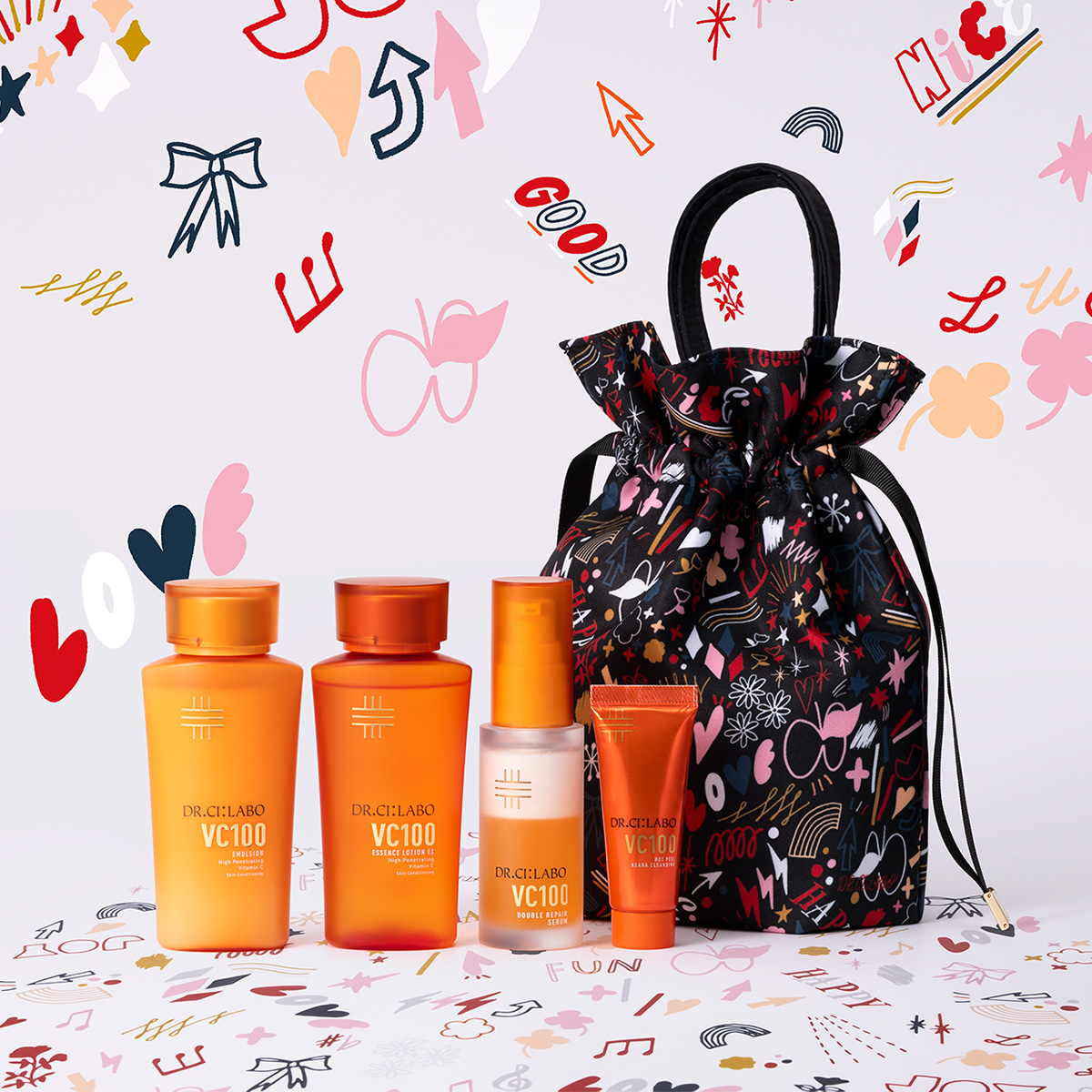 ドクターシーラボ・クリスマスコフレ2025】透明感をつくる人気アイテム