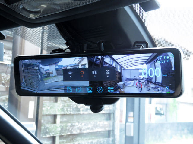 レビュー記事】AKEEYO ミラー型ドラレコ AKY-V360S 設置操作編│ZMASAa