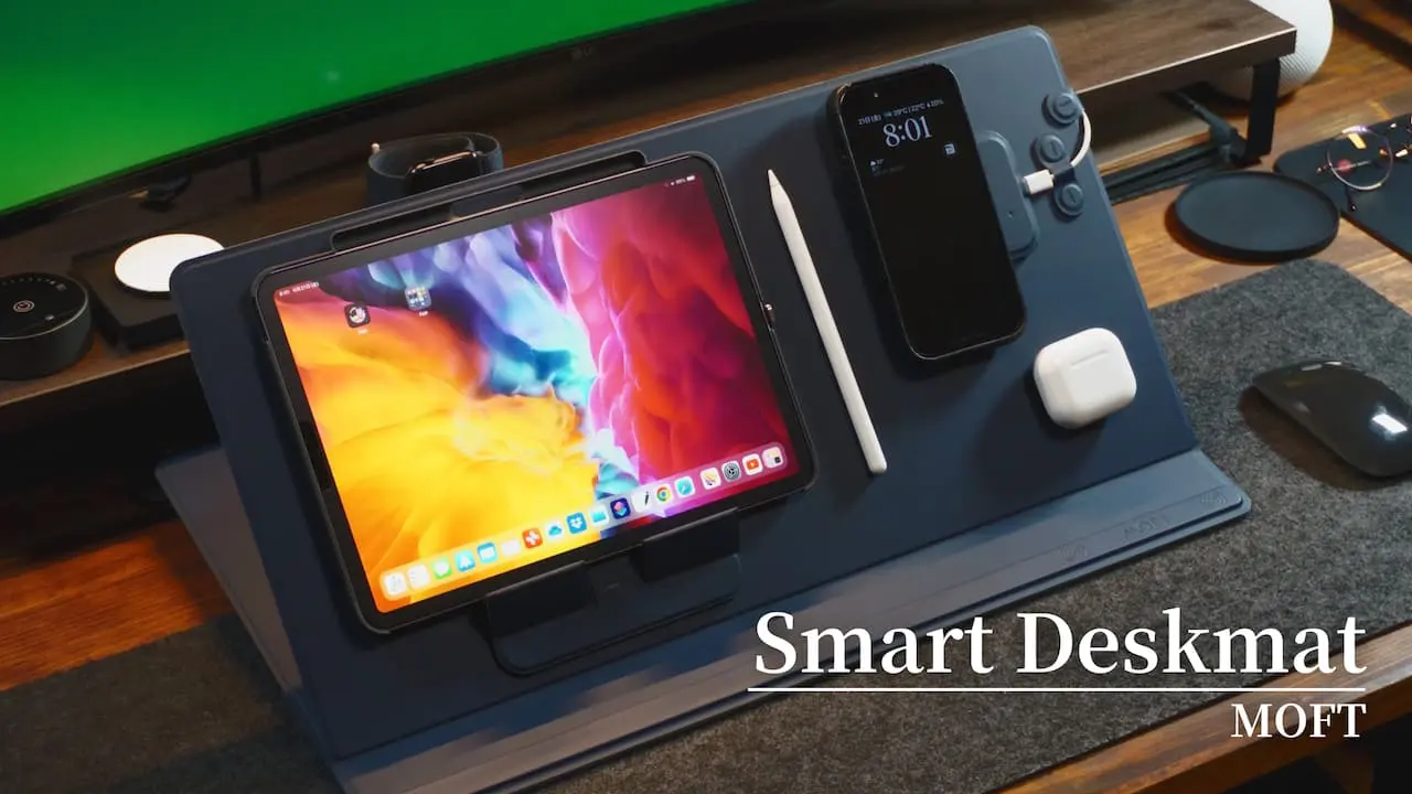 MOFT : 自分だけのワークスペースを構築できる「スマートデスクマット