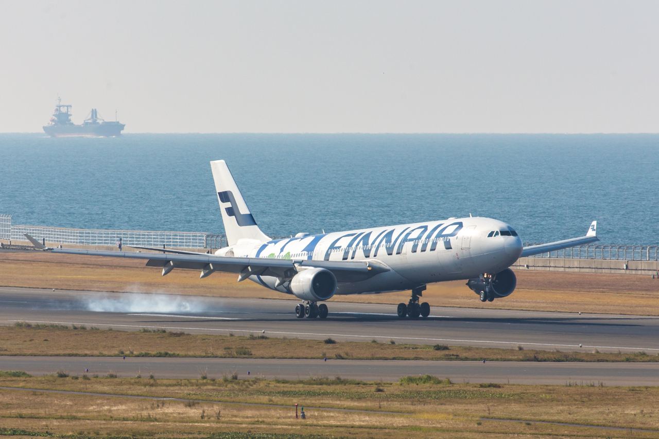 やっと見れた！フィンエアーのマリメッコ・ウニッコ塗装機(OH-LTO)