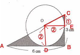 鷗友学園女子中学校2010年度算数入試問題 5平面図形 |プロ家庭教師集団