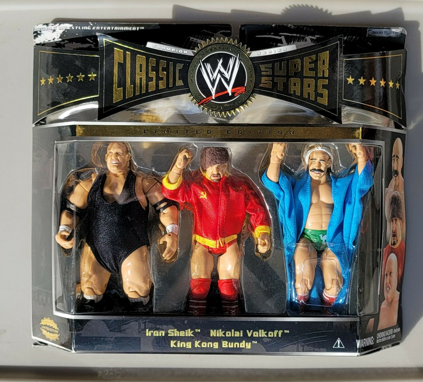 2006 WWE Jakks Pacific Classic Superstars 3-Packs Series 4 Iron