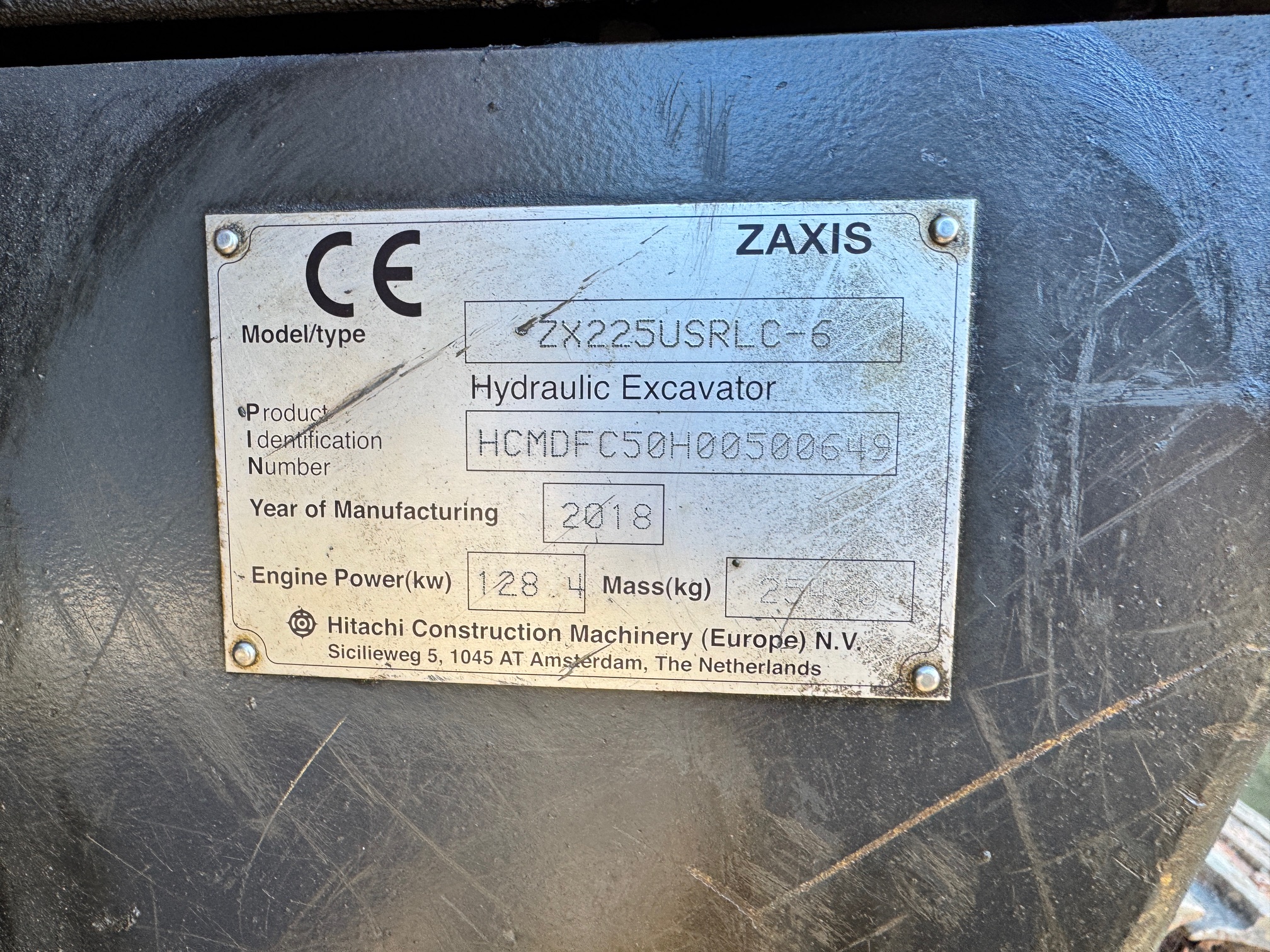 2018 Hitachi ZX225USRLC-6 SN 500649 - W & W Truck and Tractor Inc.