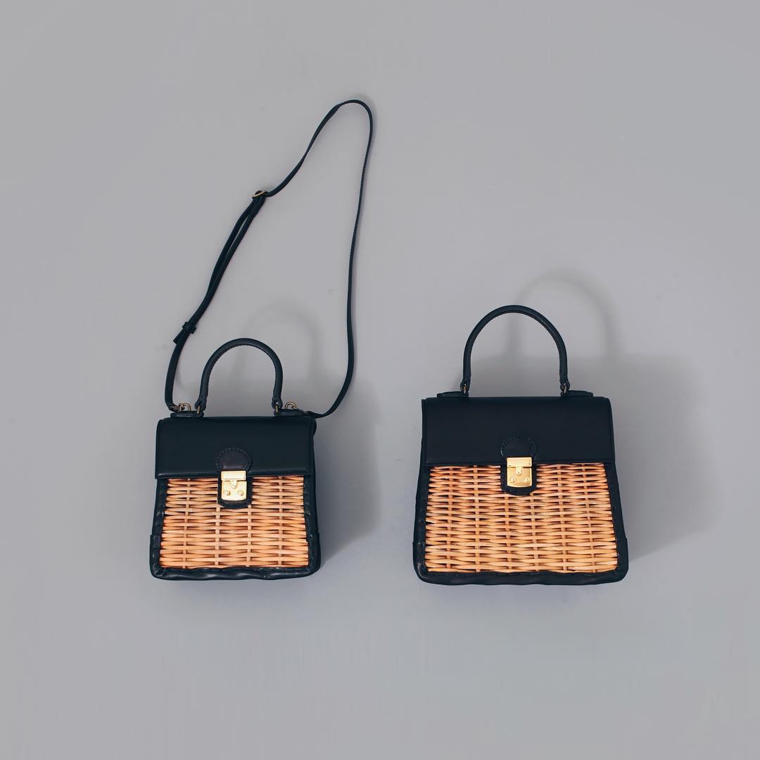 ebagos エバゴス カーフ・ハンドバッグ S