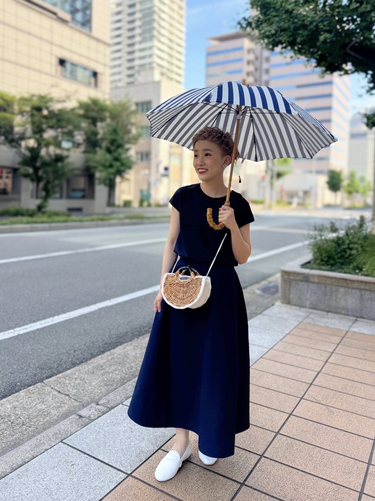 mina perhonen ミナぺルホネン tambourine フレンチスリーブブラウス