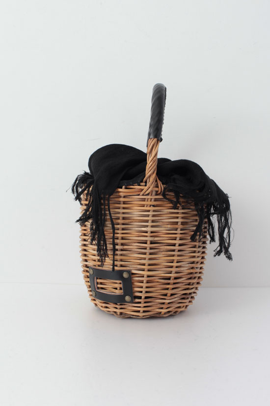 ebagos エバゴス バケツMバスケットリネンかぶせ