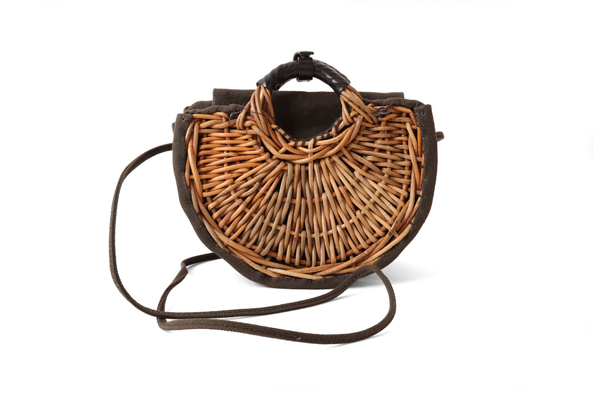 ebagos エバゴス キャンバス・扇トートミニ