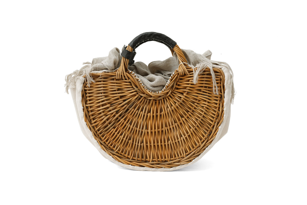 ebagos エバゴス キャンバス・扇トート