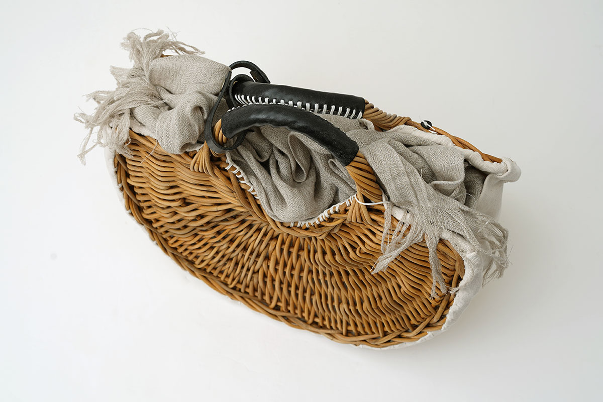 ebagos エバゴス キャンバス・扇トート