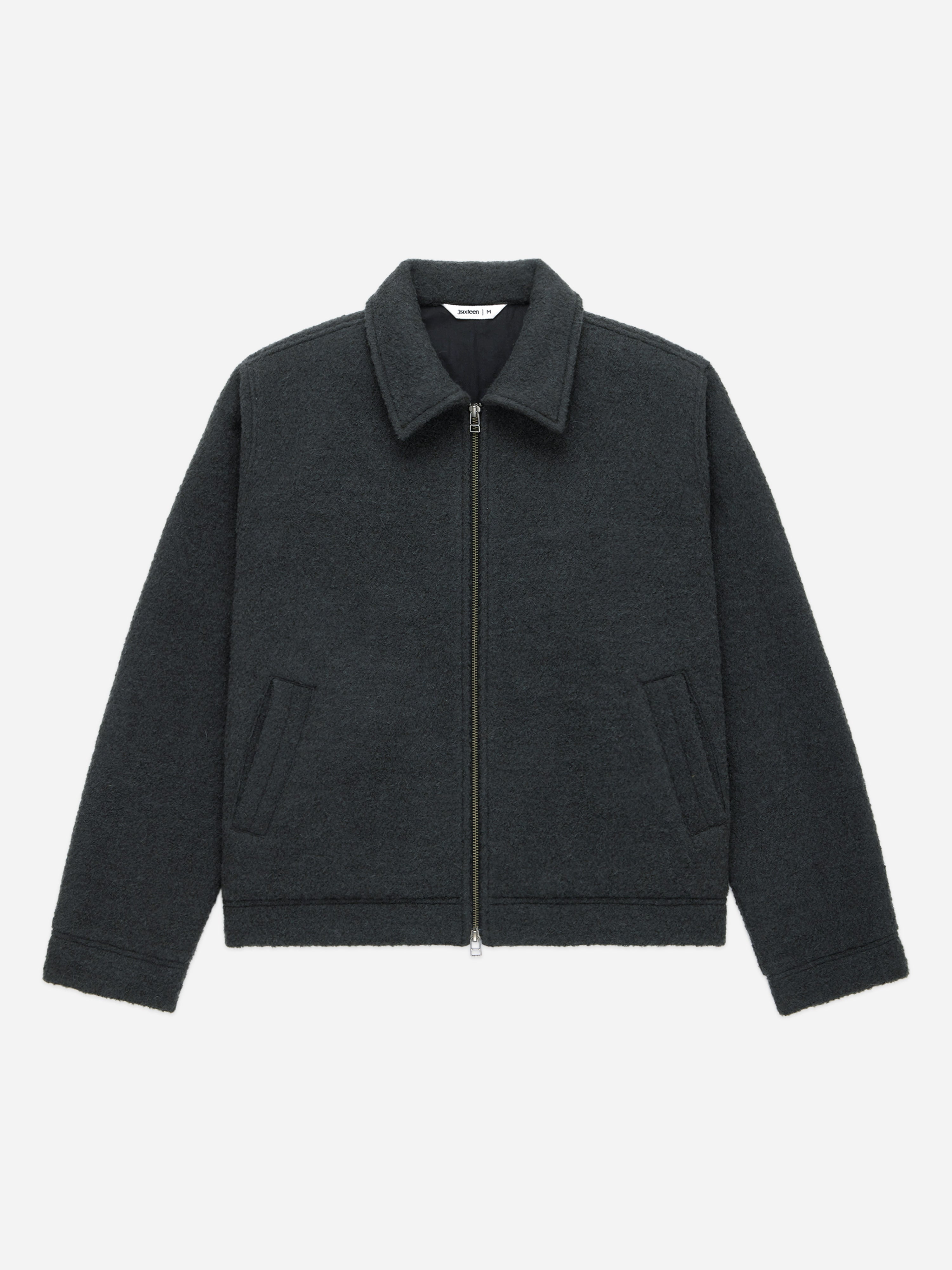 Club Jacket ~ Charcoal Boucle – 3sixteen