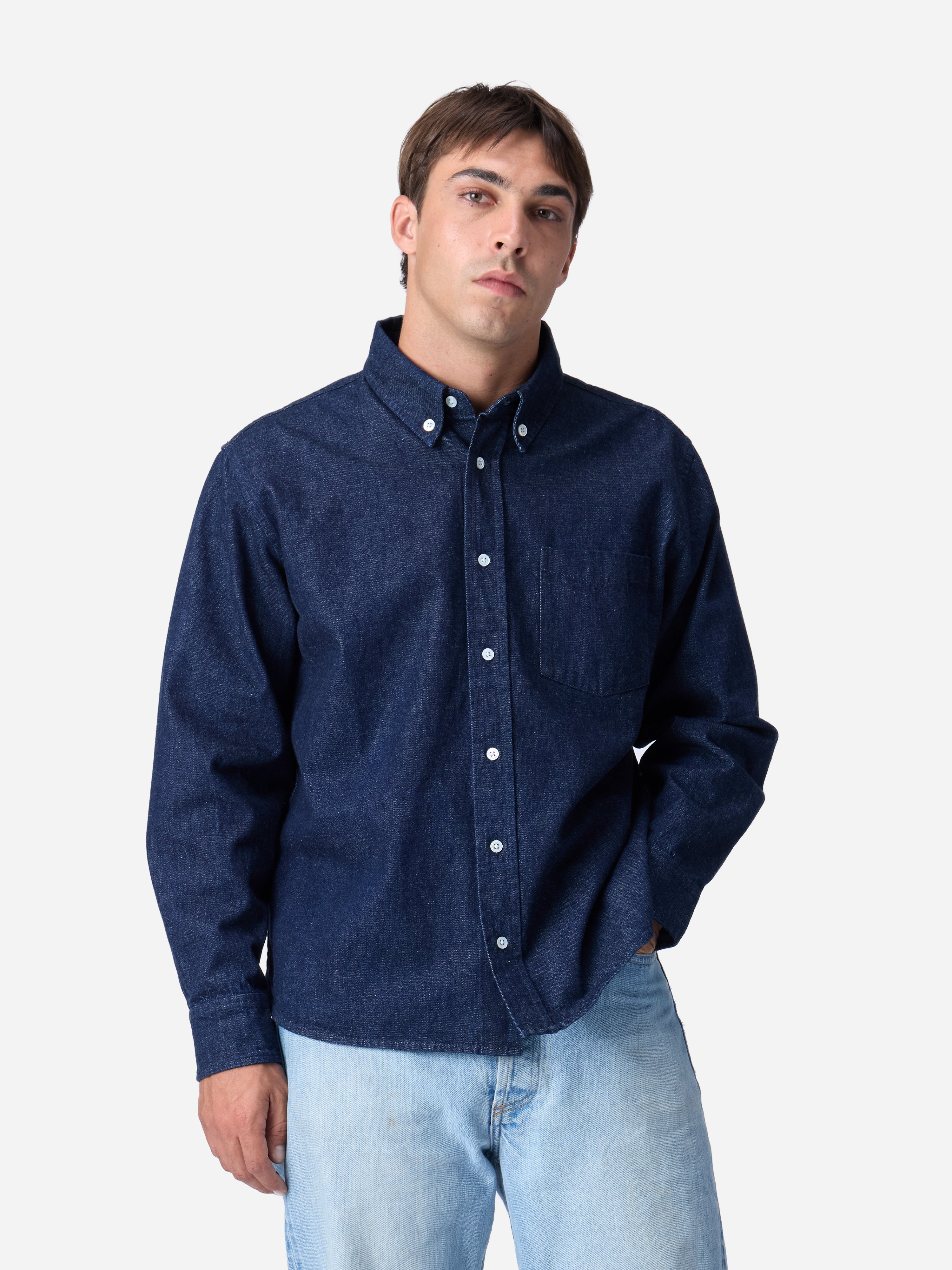 Denim BD Shirt ~ Indigo Selvedge – 3sixteen