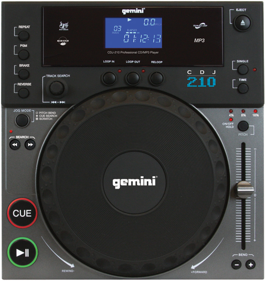 Gemini CDJ-210 | Gemini DJ CD Players | DJ Audio