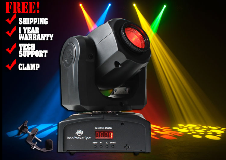 American DJ Inno Pocket Spot Professional High Output LED Moving Head