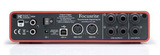 Focusrite Scarlett 6i6 | DJ Sound Cards | DJ Equipment
