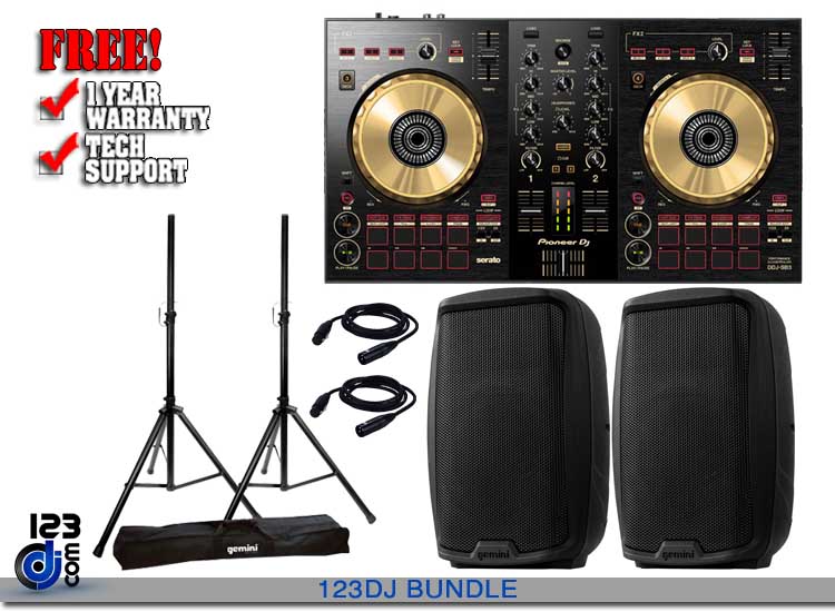 DDJ-SB3-N & AS-2108BT Package | Chicago DJ Equipment