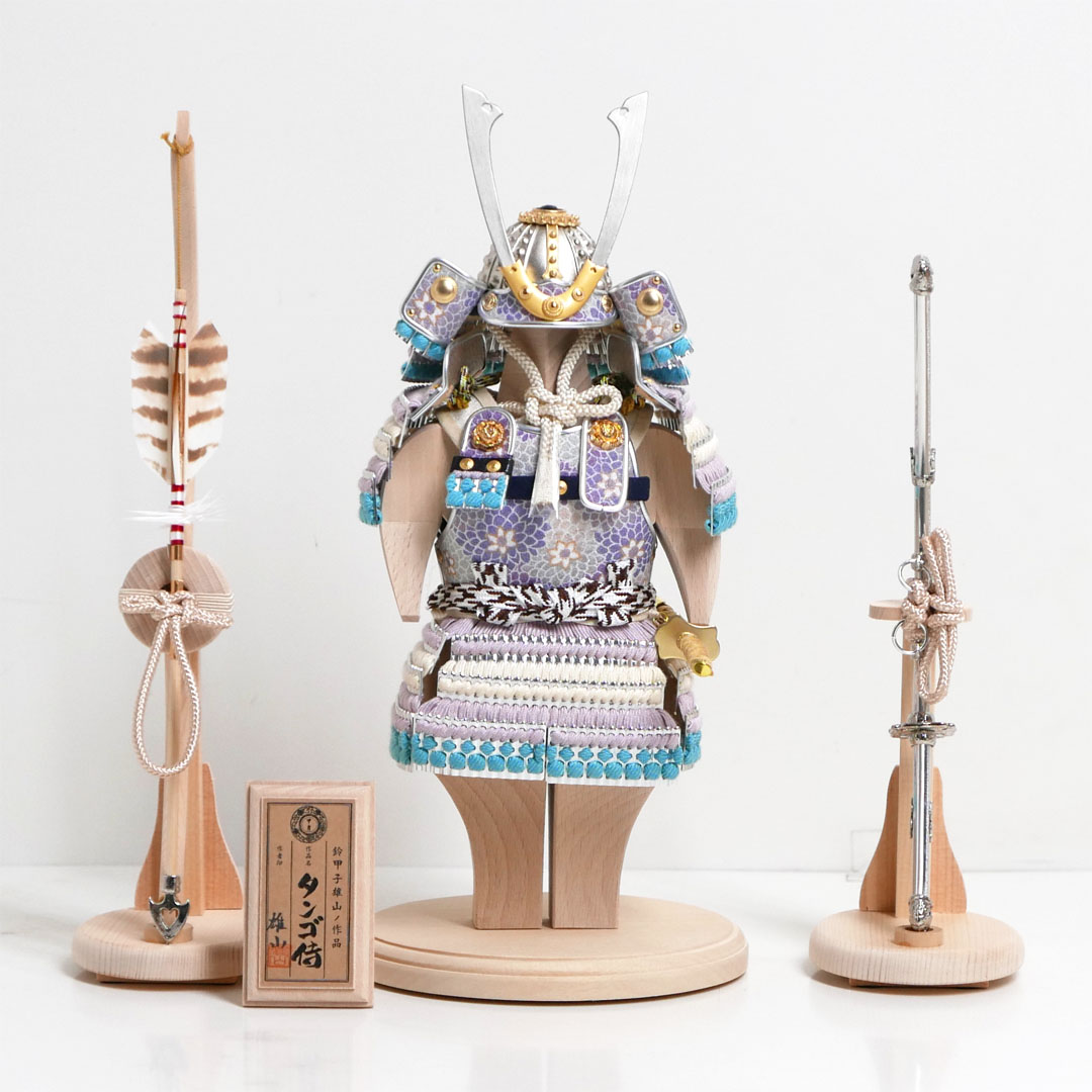 タンゴ侍 藤丸が安い 雄山作 木製 五月人形～広島市の人形問屋十二段屋