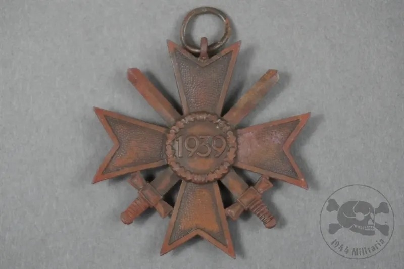 Original Pre-WWII HJ Zinc Buckle Marked RZM M4/22 Christian