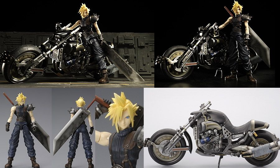 ファイナルファンタジーVII プレイアーツ クラウド&ハーディ・デイトナ