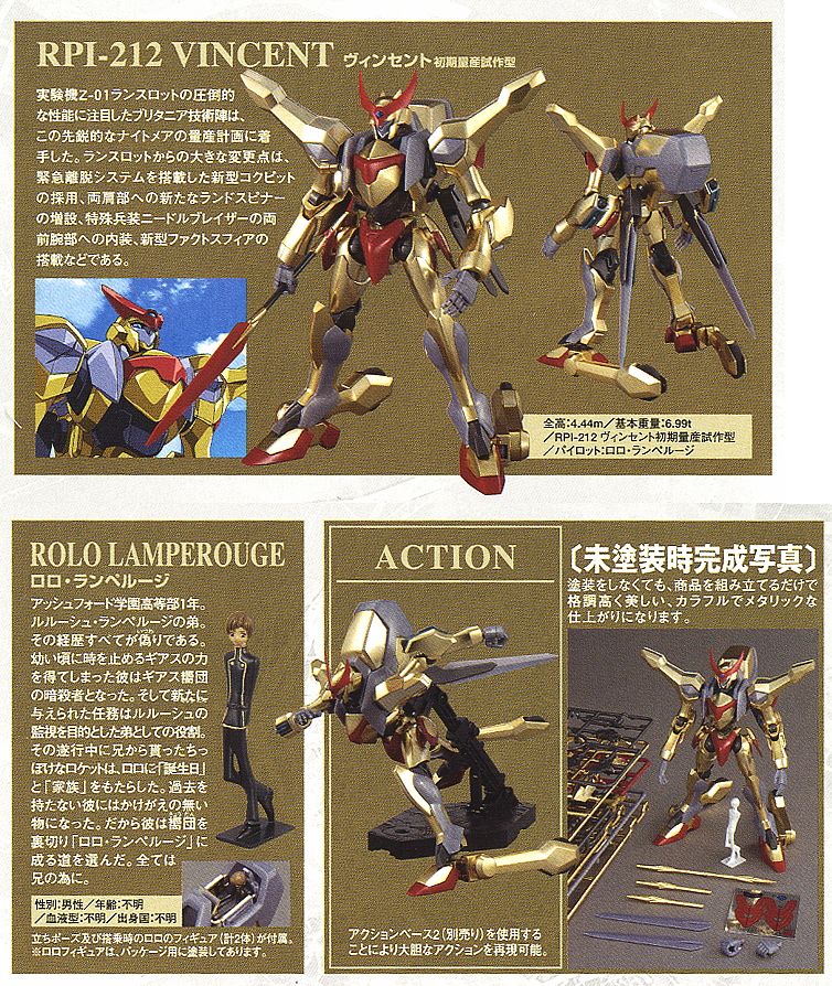 ヴィンセント ロイヤルコーティングVer. (プラモデル) - ホビーサーチ