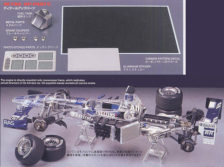 ウイリアムズ BMW FW24 フルビューイタリアGP仕様 (プラモデル