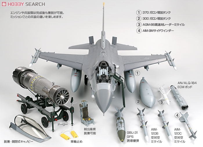 F-16CJ [ブロック50] ファイティングファルコン (プラモデル) - ホビー
