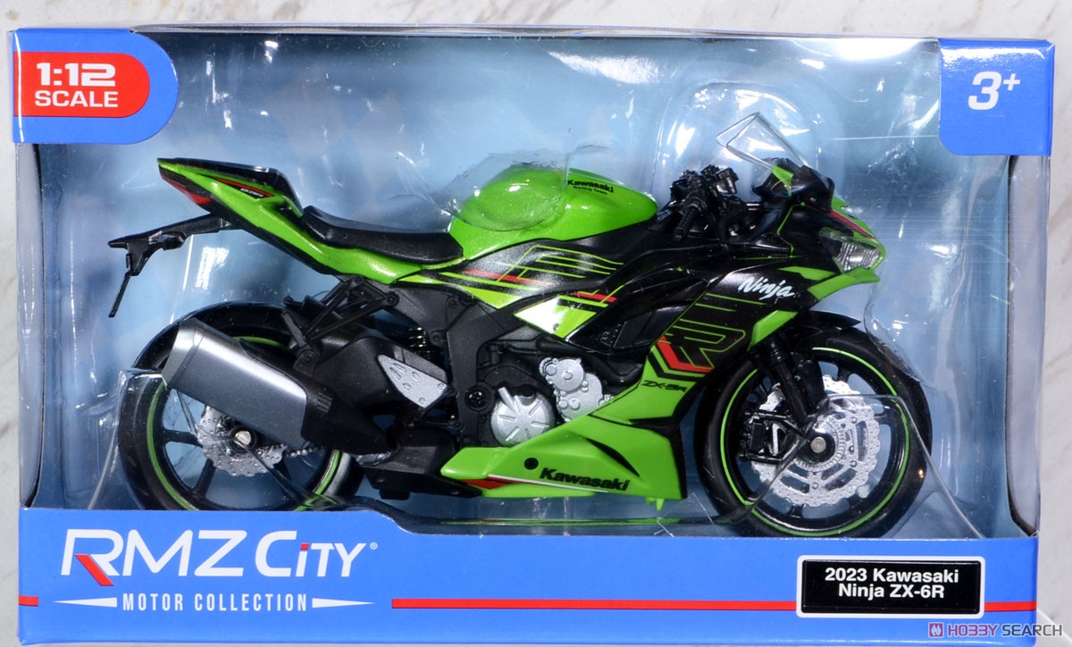 2023 Kawasaki Ninja ZX-6R 緑 (ミニカー) - ホビーサーチ ミニカー