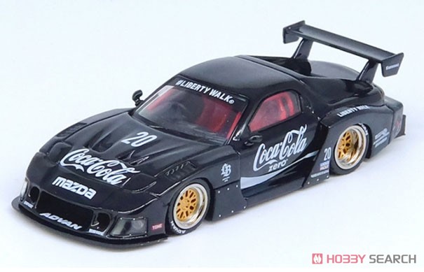 Mazda RX7 (FD3S) LB-WORKS スーパーシルエット ブラック (ミニカー