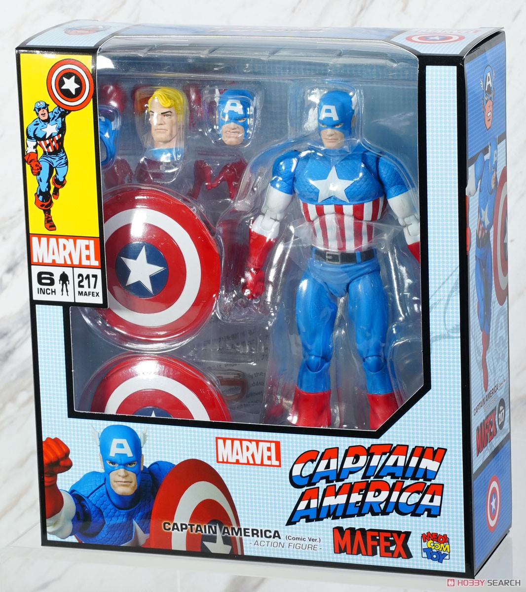 ☆特価品 MAFEX No.217 CAPTAIN AMERICA (COMIC Ver.) (完成品