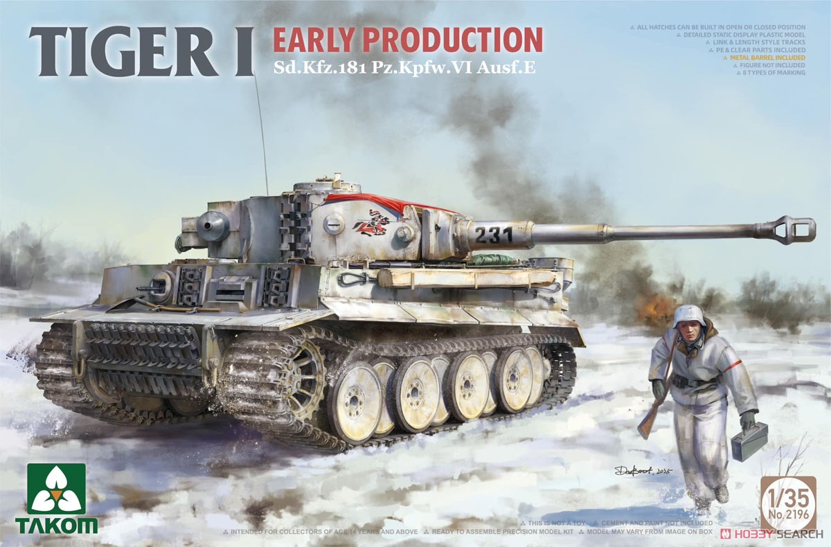 Sd.Kfz.181 Pz.Kpfw.VI タイガーI 初期型 (プラモデル) - ホビーサーチ