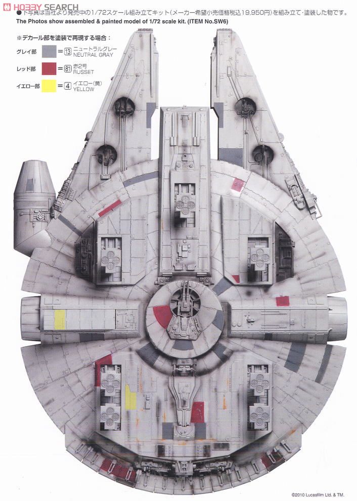 ミレニアム・ファルコン (プラモデル) - ホビーサーチ ガンプラ他
