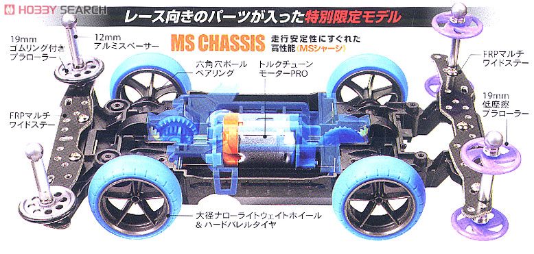アバンテ Mk.3 コンペティションパック (MSシャーシ) (ミニ四駆