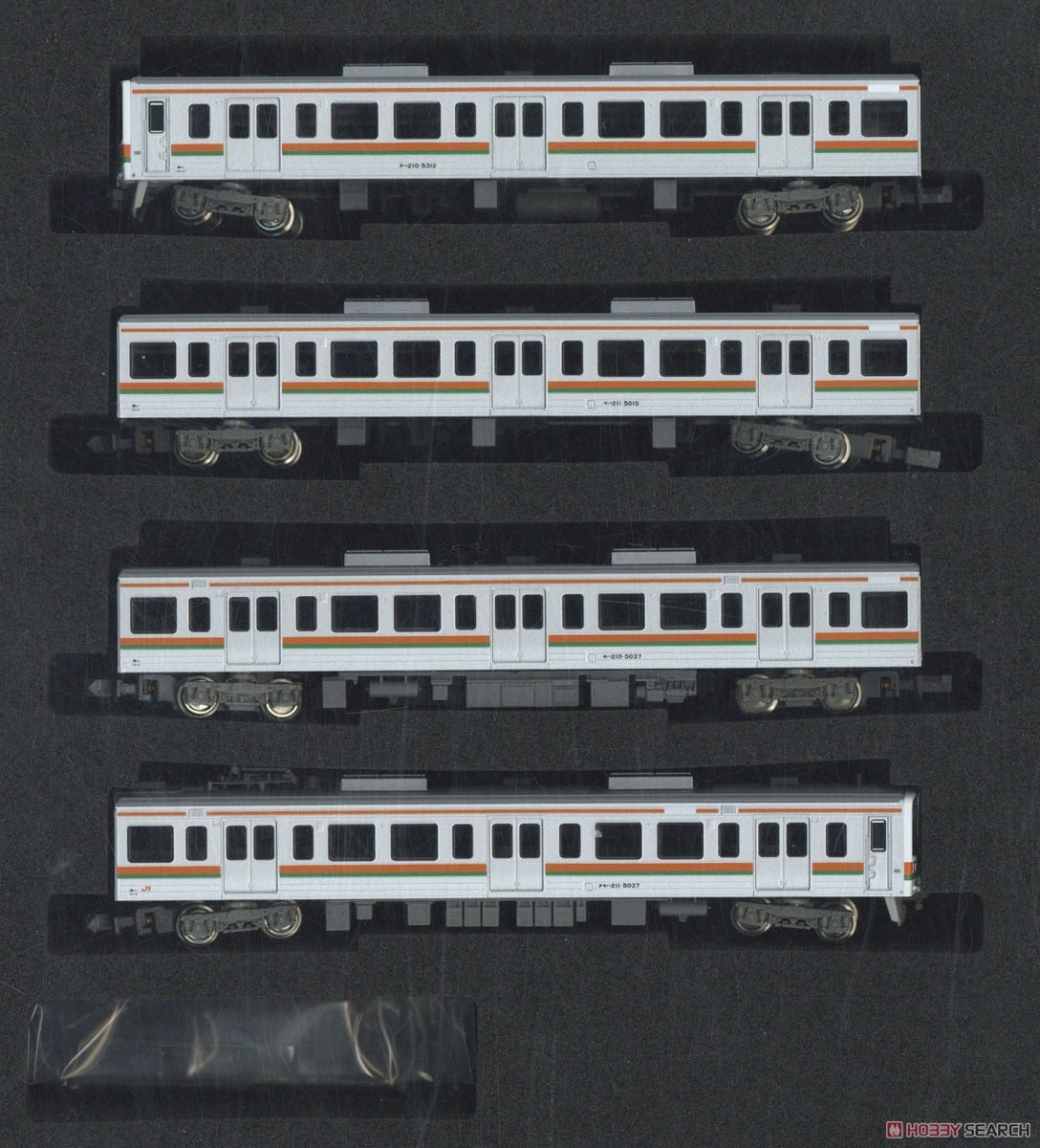JR 211系5000番台 4輛編成セット (動力付き) (4両セット) (塗装済み