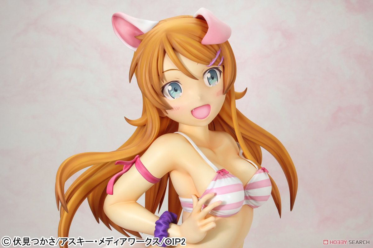 高坂桐乃～ネコミミ水着ver.～やわらかバスト版 (フィギュア) - ホビー