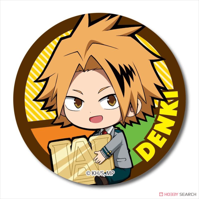 ぎゅぎゅっと缶バッチ 僕のヒーローアカデミア 制服ver. 上鳴電気