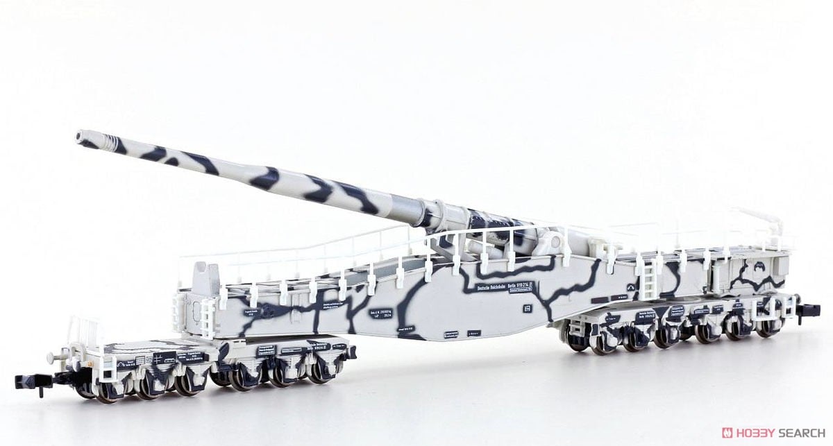 クルップ5 28cm 列車砲 `レオポルド` 冬季迷彩色 [Eisenbahngeschutz