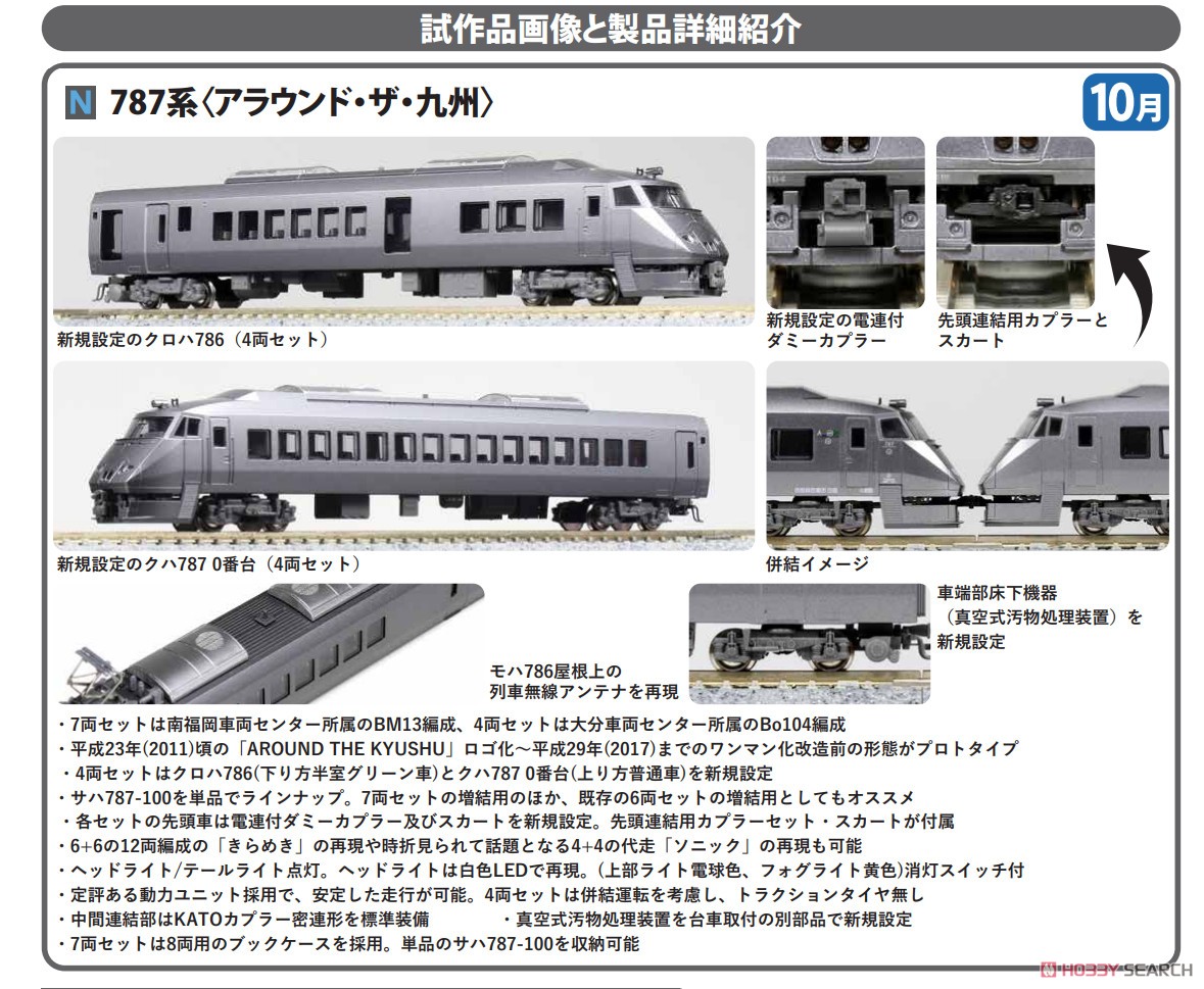 787系 ＜アラウンド・ザ・九州＞ 7両セット (7両セット) (鉄道模型