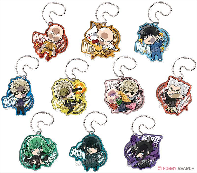 ぴた！でふぉめ ワンパンマン アクリルキーホルダー (10個セット