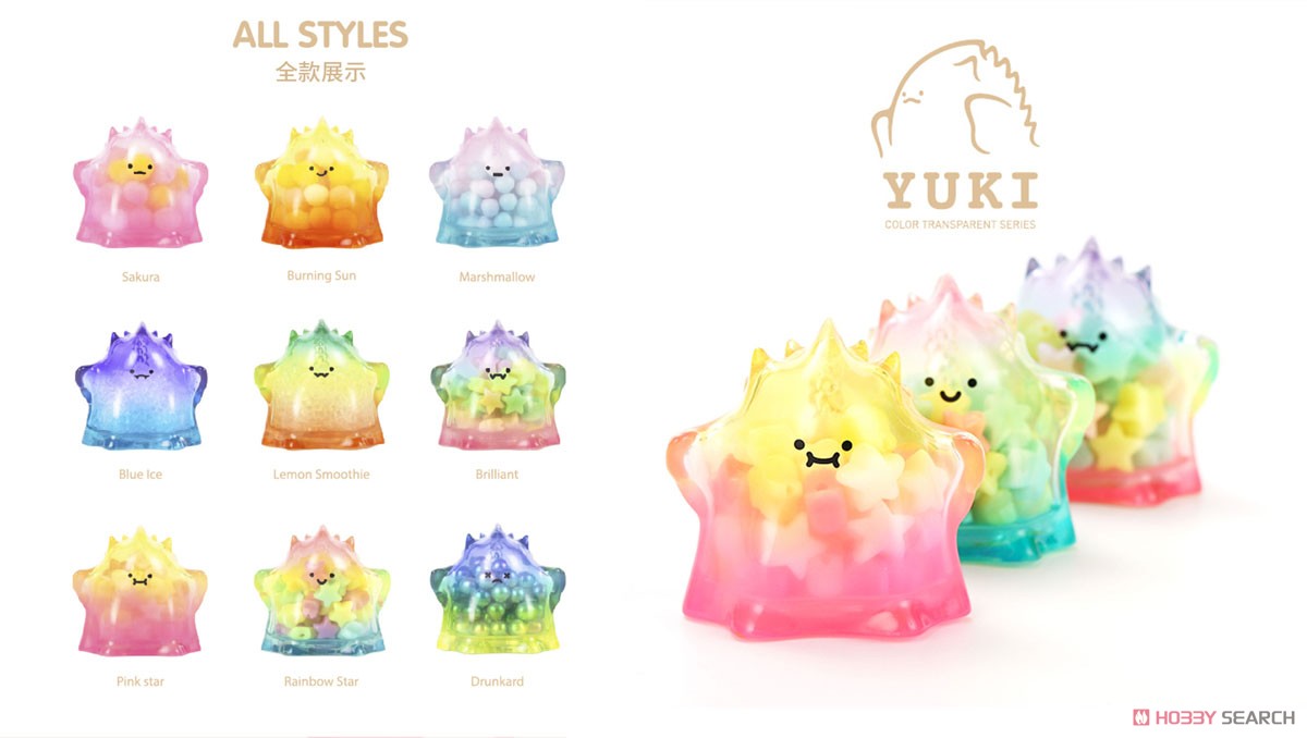 POPMART YUKI 虹色透明シリーズ (9個セット) (完成品) - ホビーサーチ