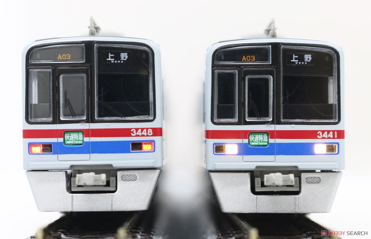 京成 3400形 (3448編成) 8両編成セット (動力付き) (8両セット) (塗装