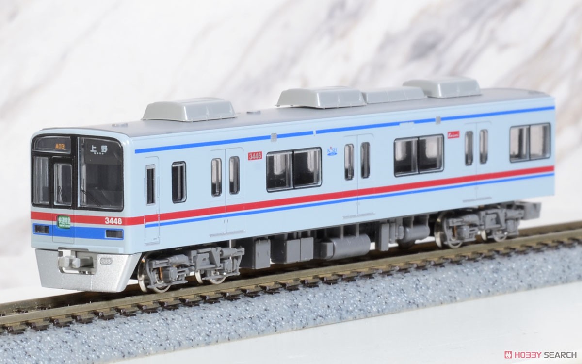 京成 3400形 (3448編成) 8両編成セット (動力付き) (8両セット) (塗装