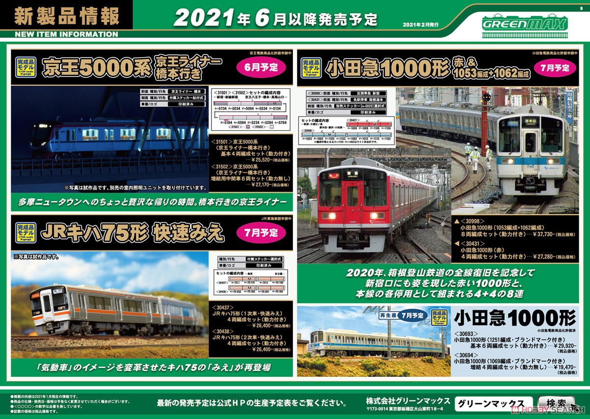 JR キハ75形 (2次車・快速みえ) 4両編成セット (動力付き) (4両セット