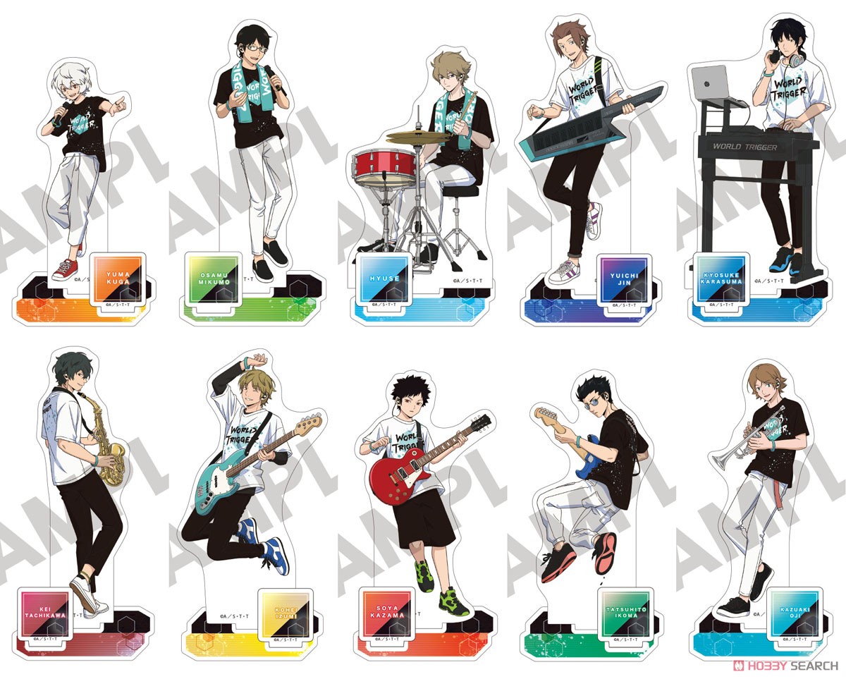 ワールドトリガー アクリルスタンド ヒュース バンド (キャラクター