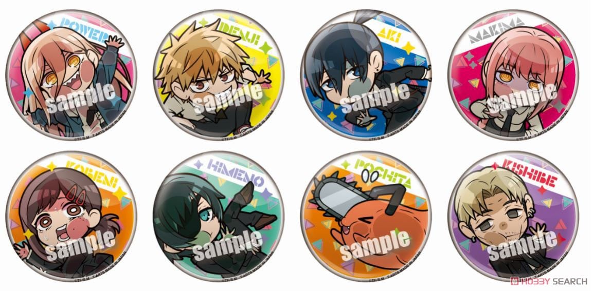 ぴた！でふぉめ チェンソーマン 缶バッジ (8個セット) (キャラクター