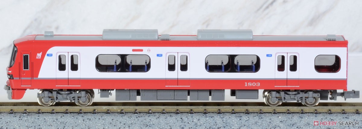 名鉄 1800系 (新塗装・行先表示点灯) 増結2両編成セット (動力無し