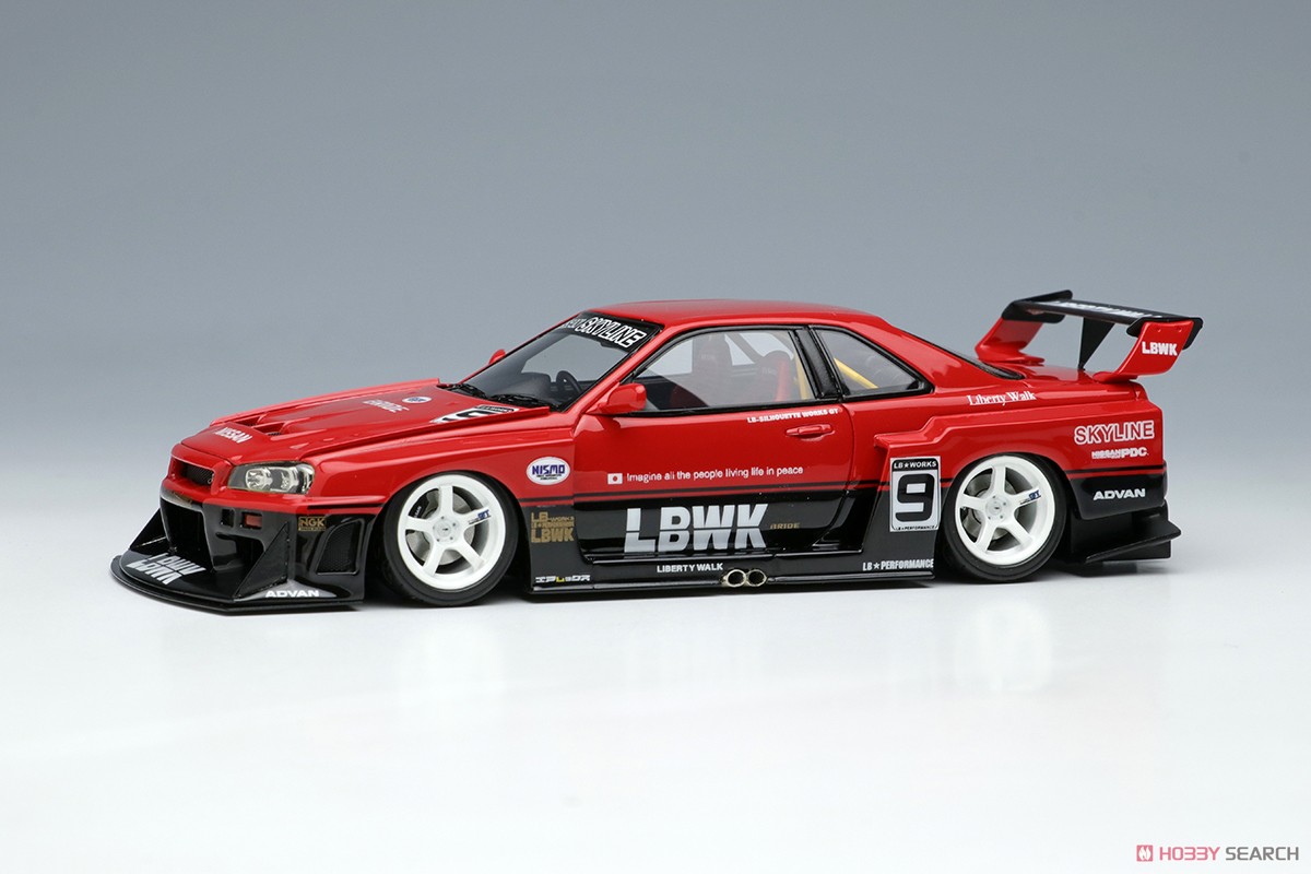 LB-ER34 スーパーシルエット スカイライン (ホワイトホイール