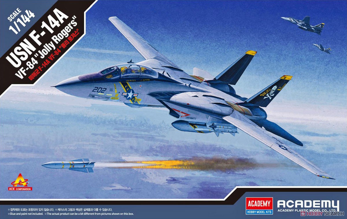 F-14A Tomcat `VF-84 Jolly Rogers` (Plastic model) - HobbySearch
