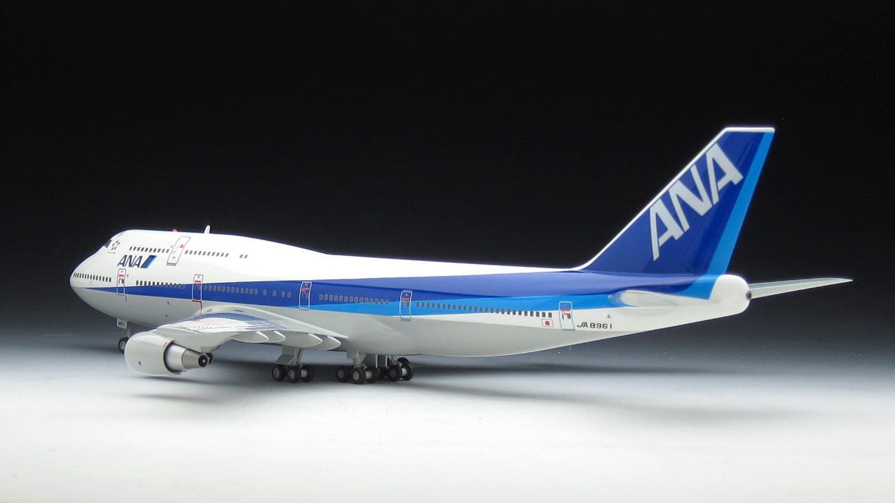 ハセガワ 1/200「ANA ボーイング747-400D（JA8961）」プラモデル製作記