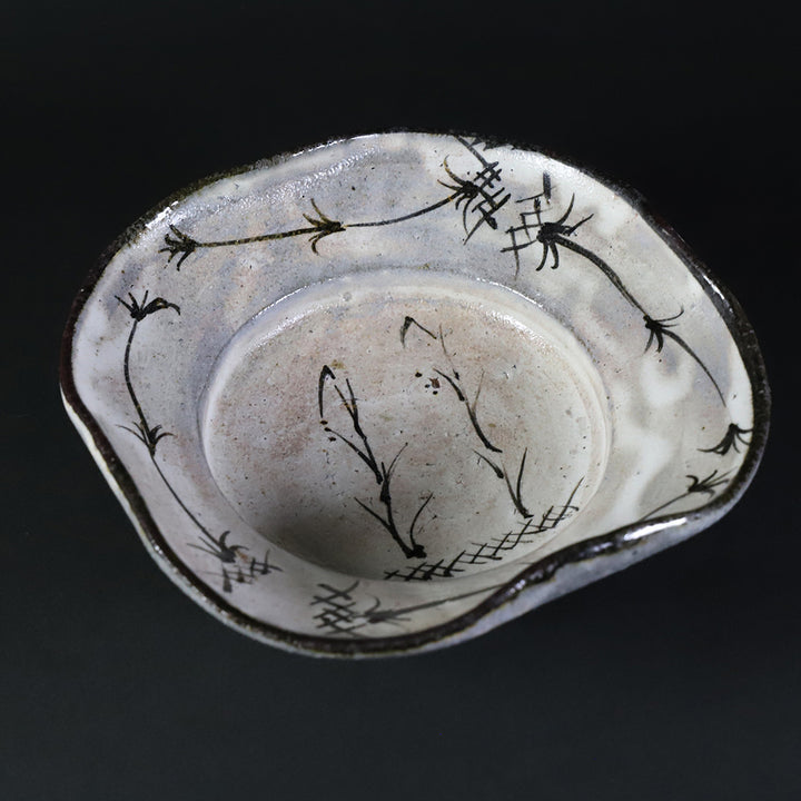 丸田宗彦 作 粉引唐津四方向付揃 – ギャラリー一番館オンラインショップ